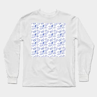 Hidden Within The Jungle Ferns Abstract Pattern (MD23SMR014f) Long Sleeve T-Shirt